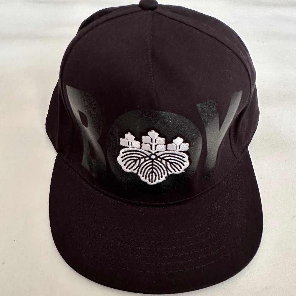 BOY London Black Snapback Hat One Size